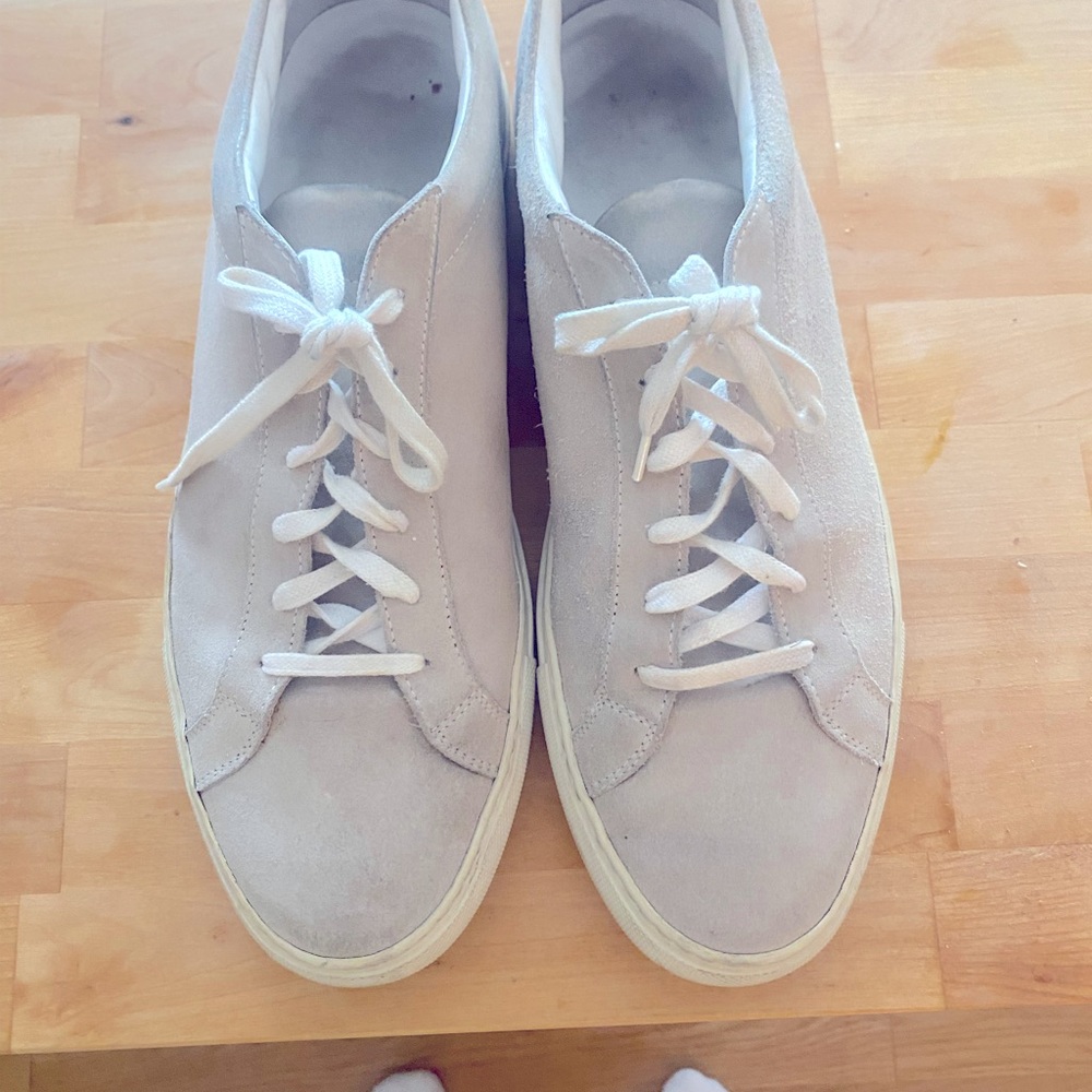 Common Projects - off white suede - size 43 (10 US)
